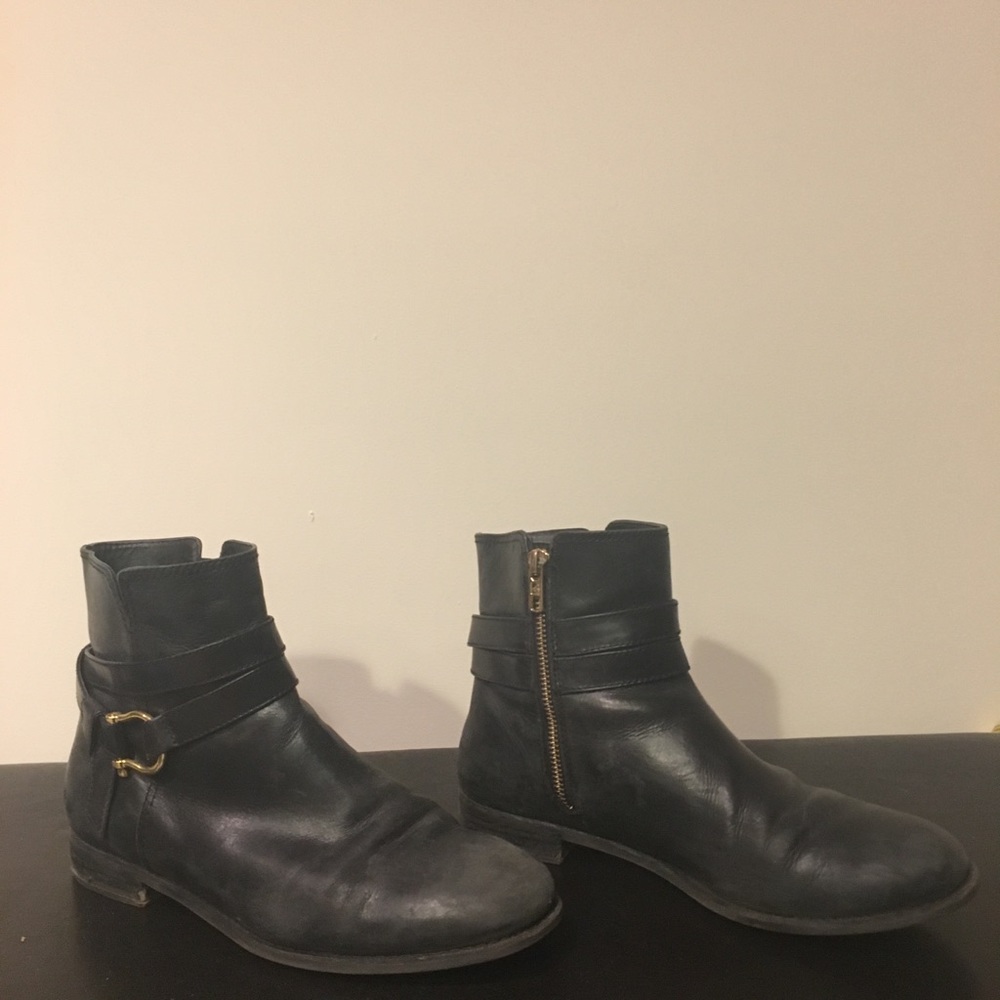 Sperry Topsider Black Leather Boots